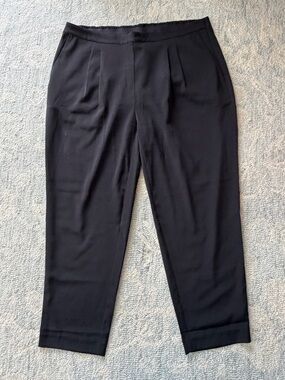 Ministry of Supply Women’s Black Pleated Dress Trousers